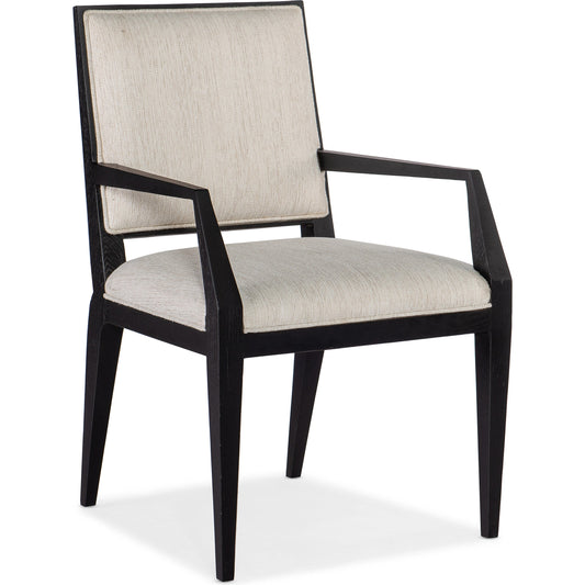 Linville Falls Linn Cove Upholstered Arm Chair (Set of 2) by Hooker Furniture in beige and remington porcelain, shadow. Made from fabric in a modern style.