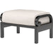 Monterey Outdoor Ottoman by Sunset West in browns. Made from aluminum in a cottage & farmhouse style.