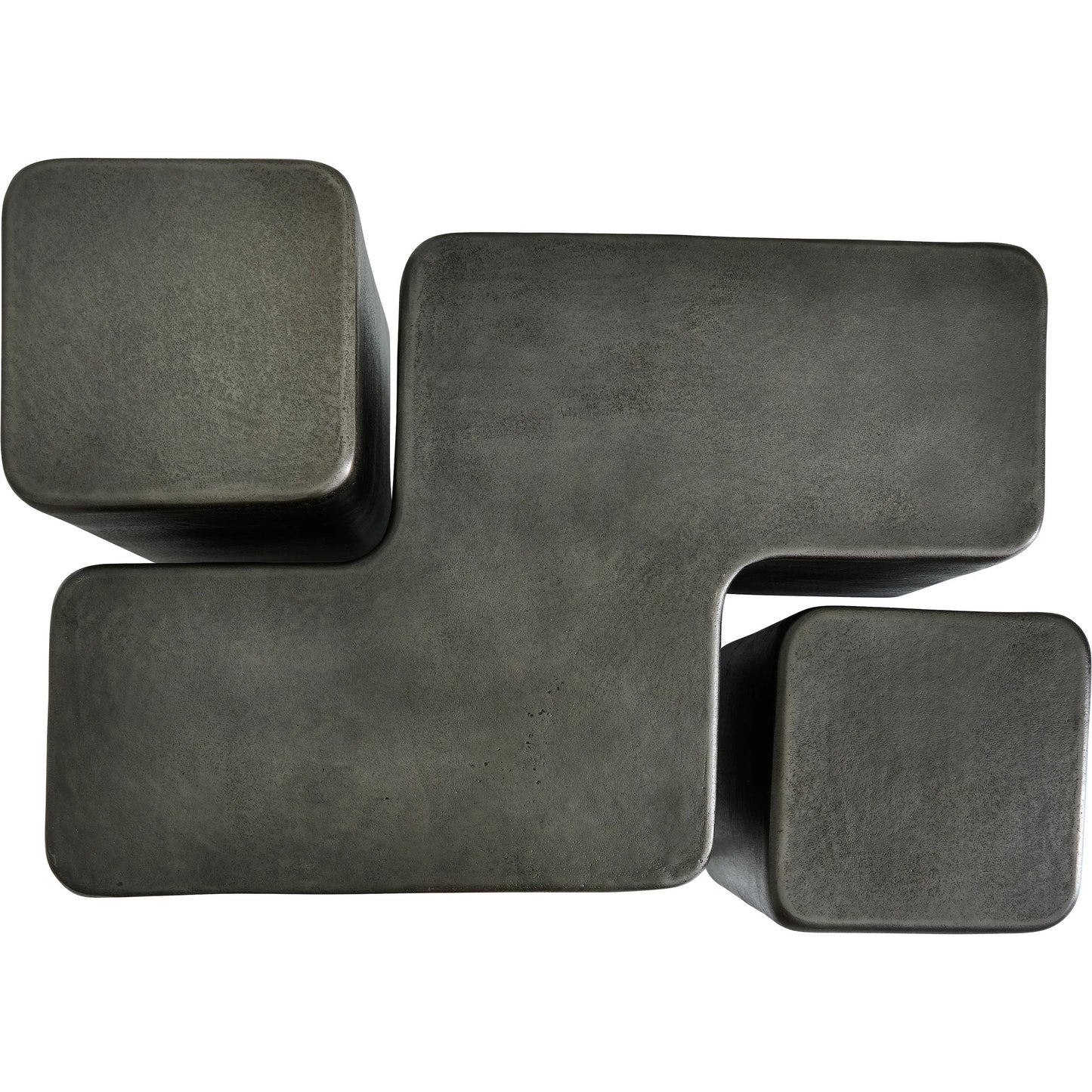003 SI-2513407,SI-2513408 | Additional Silo | Juri Accent Table by Bernhardt in graphite. Made from metal in a modern style.