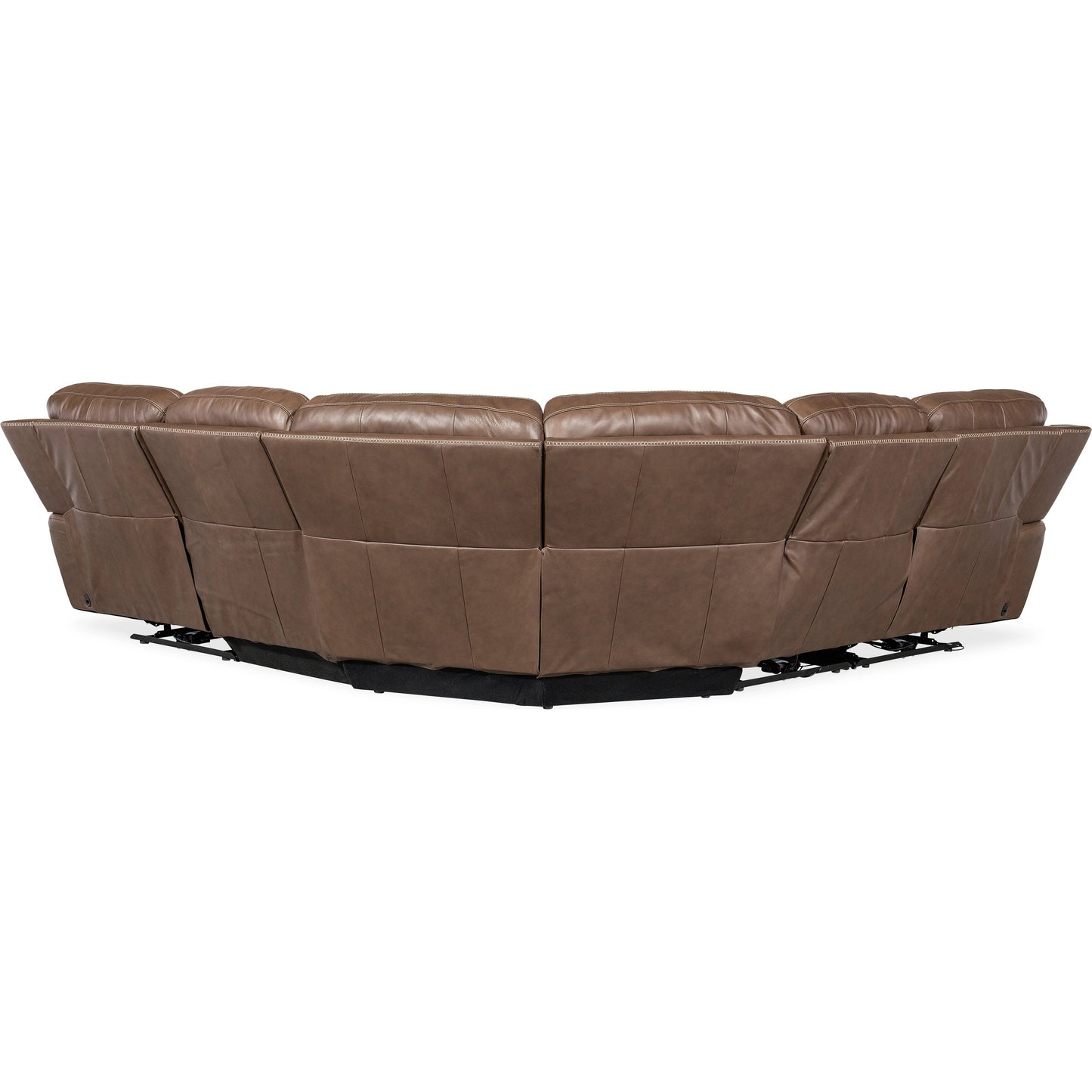 002 SI-2133814 | Additional Silo | Torres 5 Piece Sectional by Hooker Furniture in sorrento mocha. Made from leather, sorrento mocha (semi-aniline top grain with splits) in a traditional style.