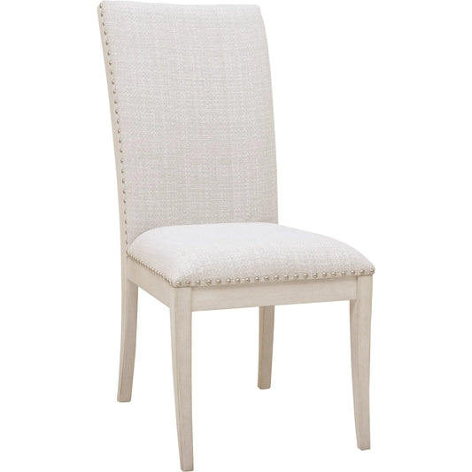 Ashby Place Upholstered Side Chair by Pulaski Furniture in natural and reflection gray. Made from unique in a unique style.