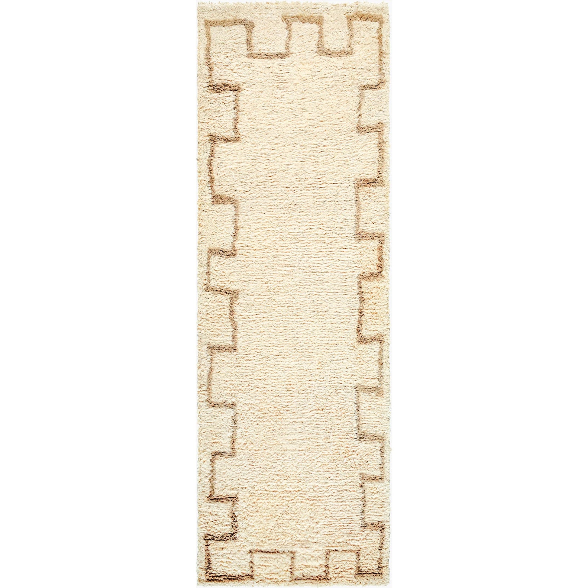 Beni Moroccan BMC-2303 Rug by Livabliss in ivory, sand, beige. Made from wool in a unique style.
