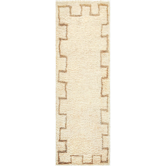 Beni Moroccan BMC-2303 Rug by Livabliss in ivory, sand, beige. Made from wool in a unique style.