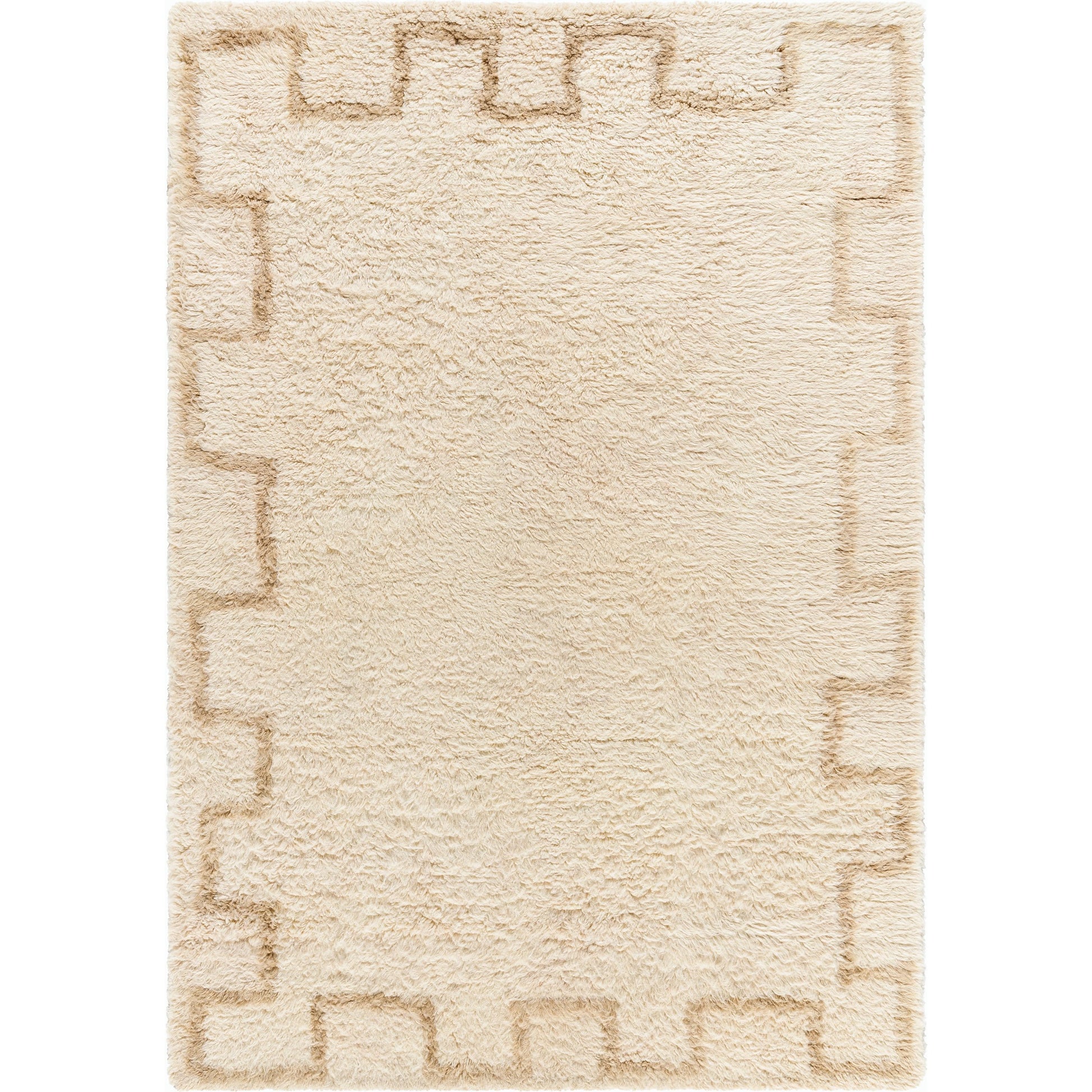 Beni Moroccan Rug- 538979 by Livabliss in ivory, sand, beige. Made from wool in a unique style.