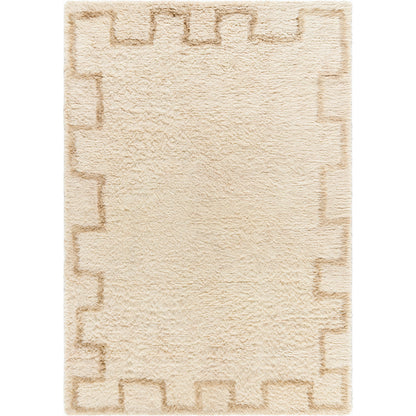 Beni Moroccan Rug- 538979 by Livabliss in pearl, natural, khaki. Made from wool in a unique style.