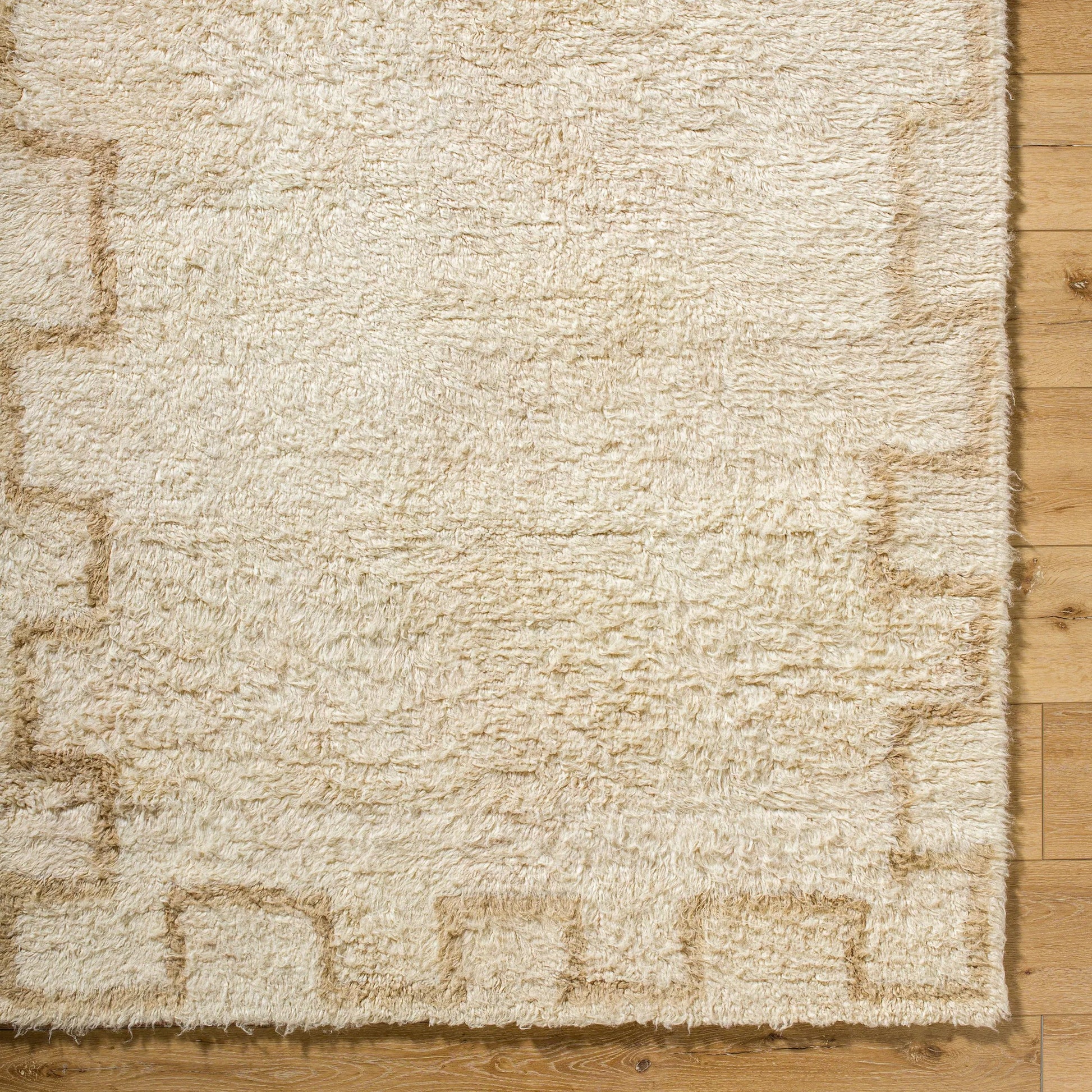 Beni Moroccan Rug- 538979 by Livabliss in pearl, natural, khaki. Made from wool in a unique style.