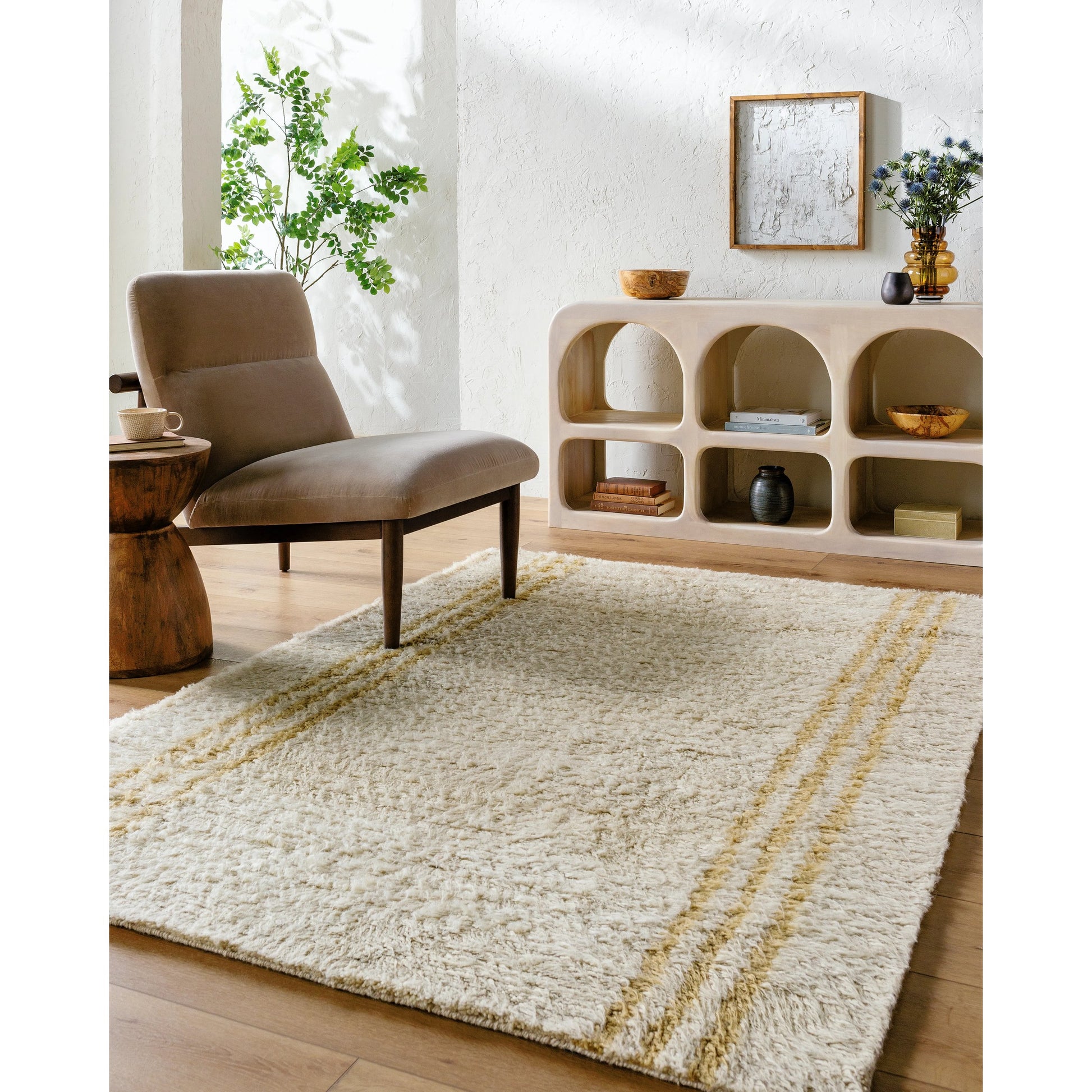 Beni Moroccan Rug - 538989 by Livabliss in ivory, sandstone, goldenrod. Made from wool in a unique style.
