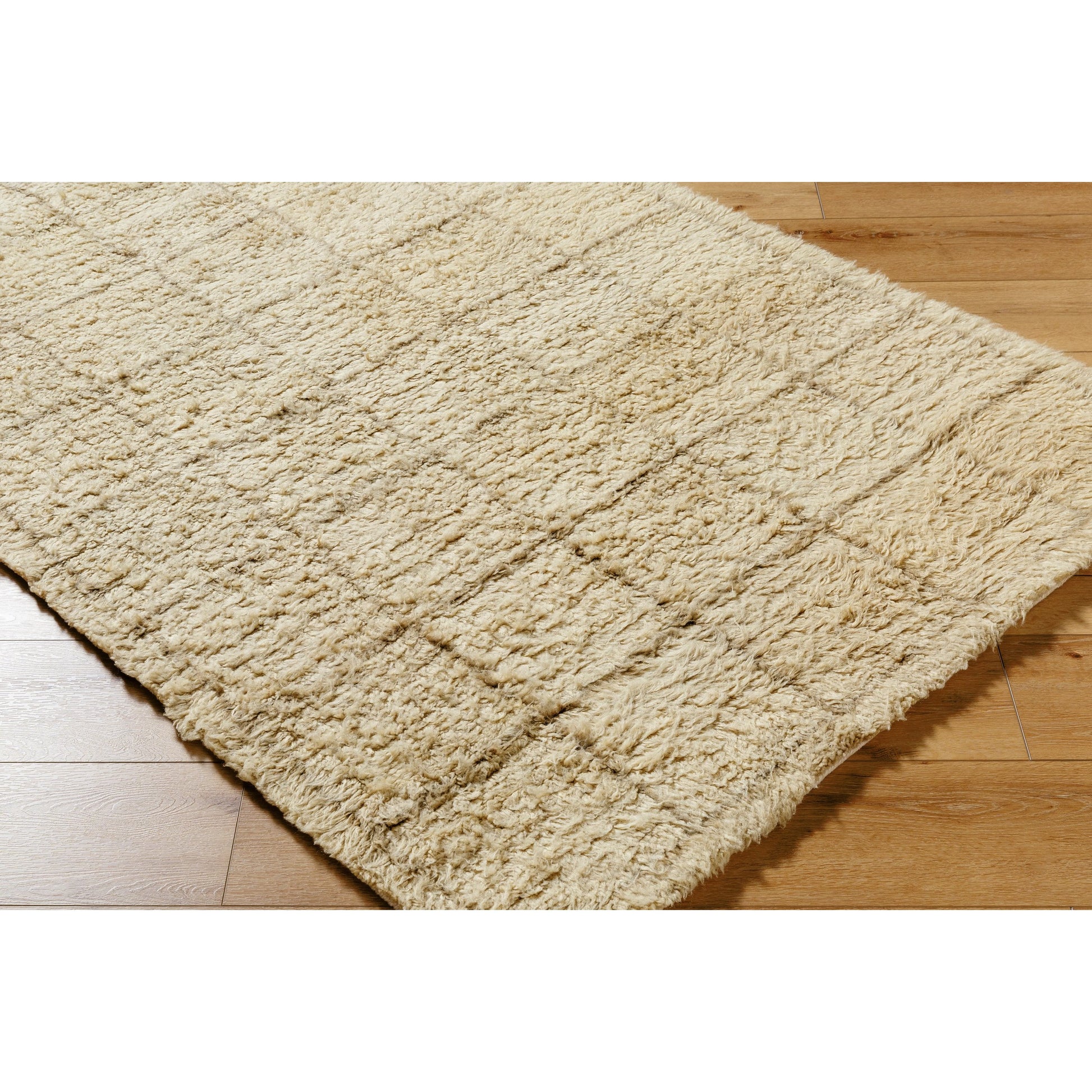 Beni Moroccan Rug- 538999 by Livabliss in beige. Made from wool in a unique style.
