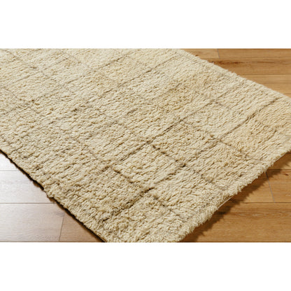 Beni Moroccan Rug- 538999 by Livabliss in beige. Made from wool in a unique style.