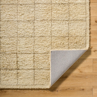 Beni Moroccan Rug- 538999 by Livabliss in beige. Made from wool in a unique style.