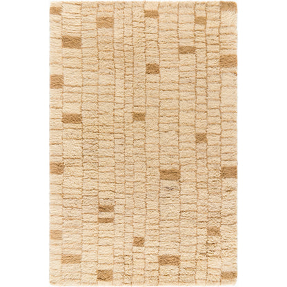 Beni Moroccan Rug - 539009 by Livabliss in beige, brown. Made from wool in a unique style.