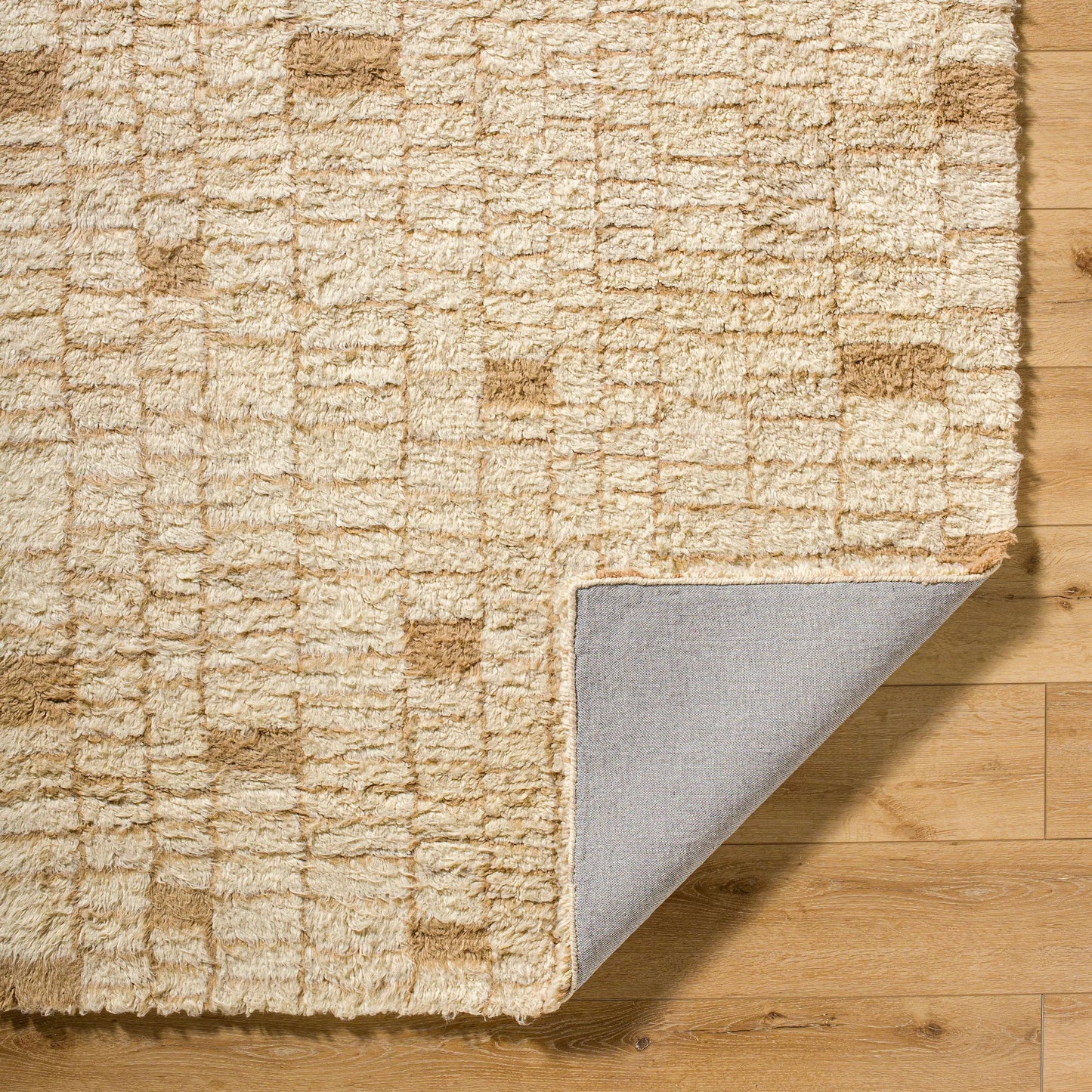 004 SI-2169197,SI-2169198,SI-2169199,SI-2169200,SI-2169201 | Closeup | Beni Moroccan Rug - 539009 by Livabliss in natural, wheat, khaki, light wood, camel, champagne, sand. Made from wool in a unique style.