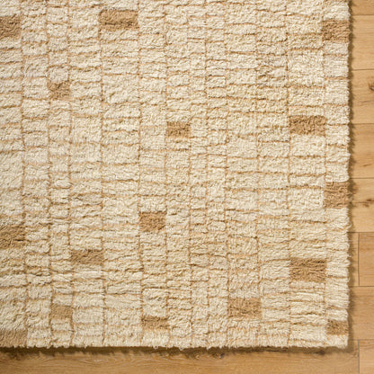 Beni Moroccan Rug - 539009 by Livabliss in natural, wheat, khaki, light wood, camel, champagne, sand. Made from wool in a unique style.