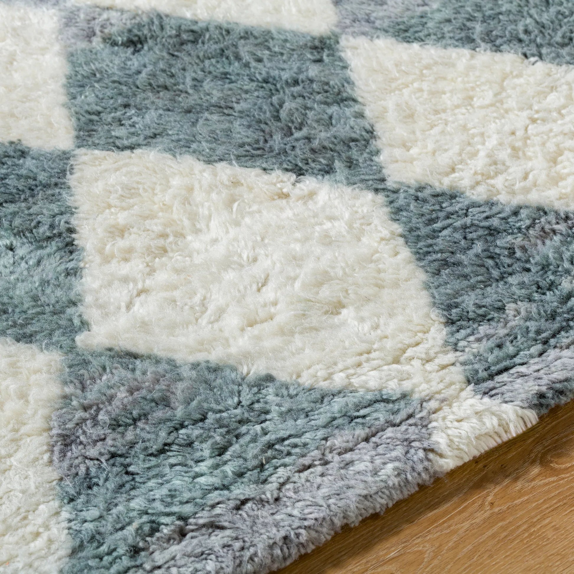 Beni Moroccan Rug - 539029 by Livabliss in light silver, nickel, sage, metallic - silver, slate. Made from wool in a unique style.