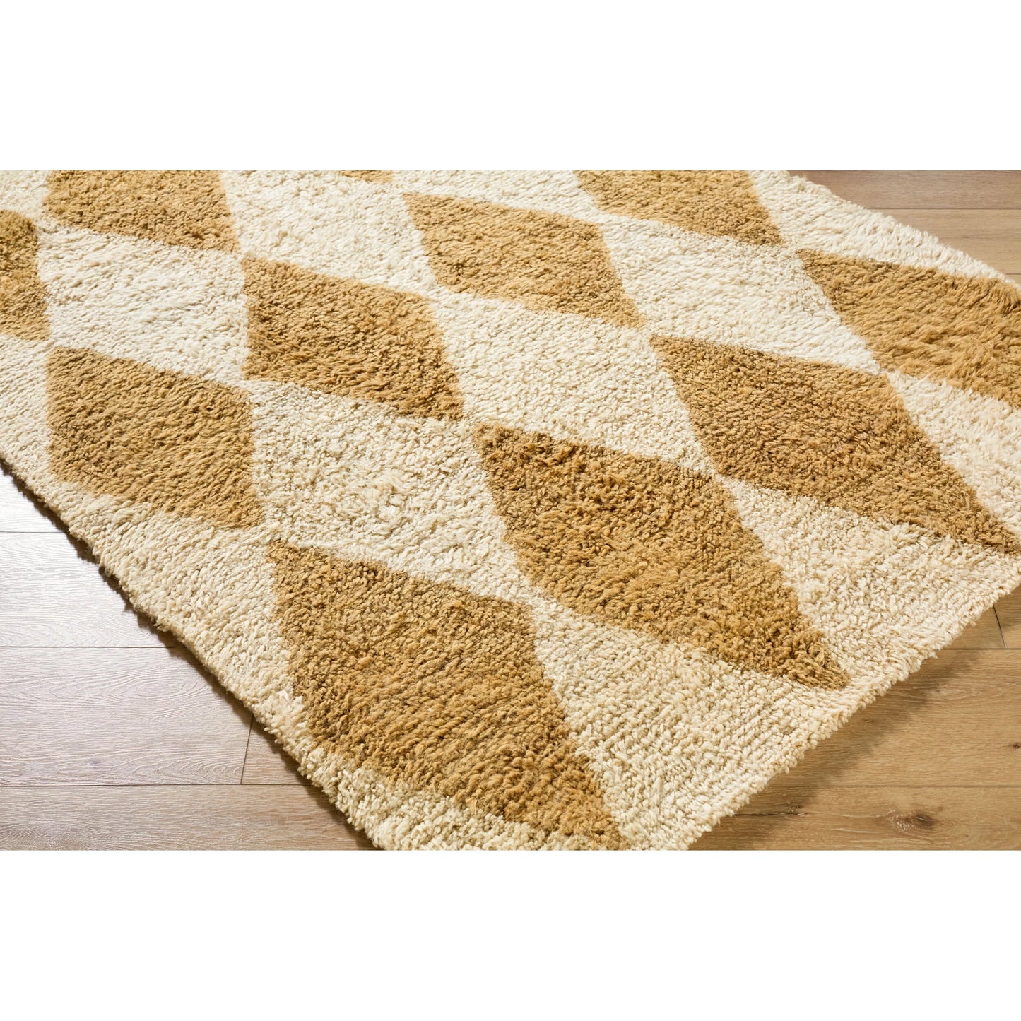 001 SI-2349432,SI-2349433,SI-2349434,SI-2349435,SI-2349436 | Primary Silo | Beni Moroccan BMC-2313 Rug by Livabliss in tan, cream. Made from wool in a unique style.