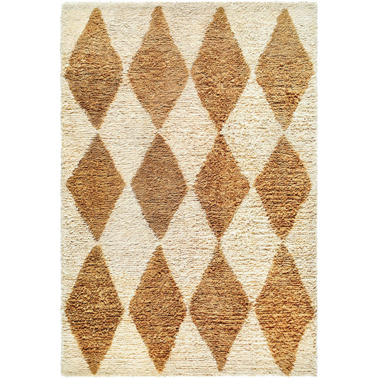 Beni Moroccan BMC-2313 Rug by Livabliss in beige, camel, sandstone. Made from wool in a unique style.
