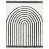 Ivory, Black / 5'3" x 7'