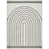 Ivory, Gray / 6'7" x 9'