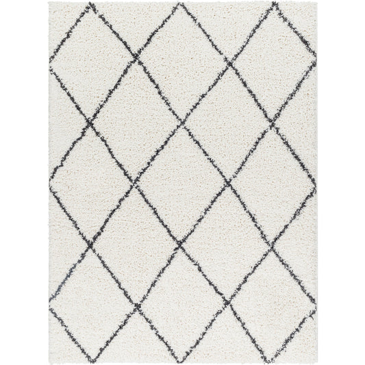 Birmingham Rug - 32934 by Livabliss in ivory, black. Made from main: 100% polyester in a unique style.