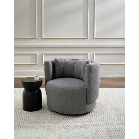 Bingham Accent Chair - 497481 by Surya in base: black and painted. Made from polyester upholstery: polyester, metal, polyurethane foam, dacron in a modern style.