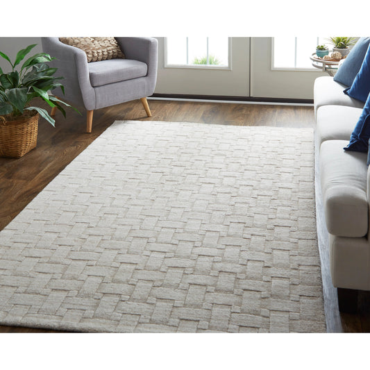 Redford Transitional Solid Rug - 8669F by Feizy. Made from 70% viscose, 30% wool in a unique style.