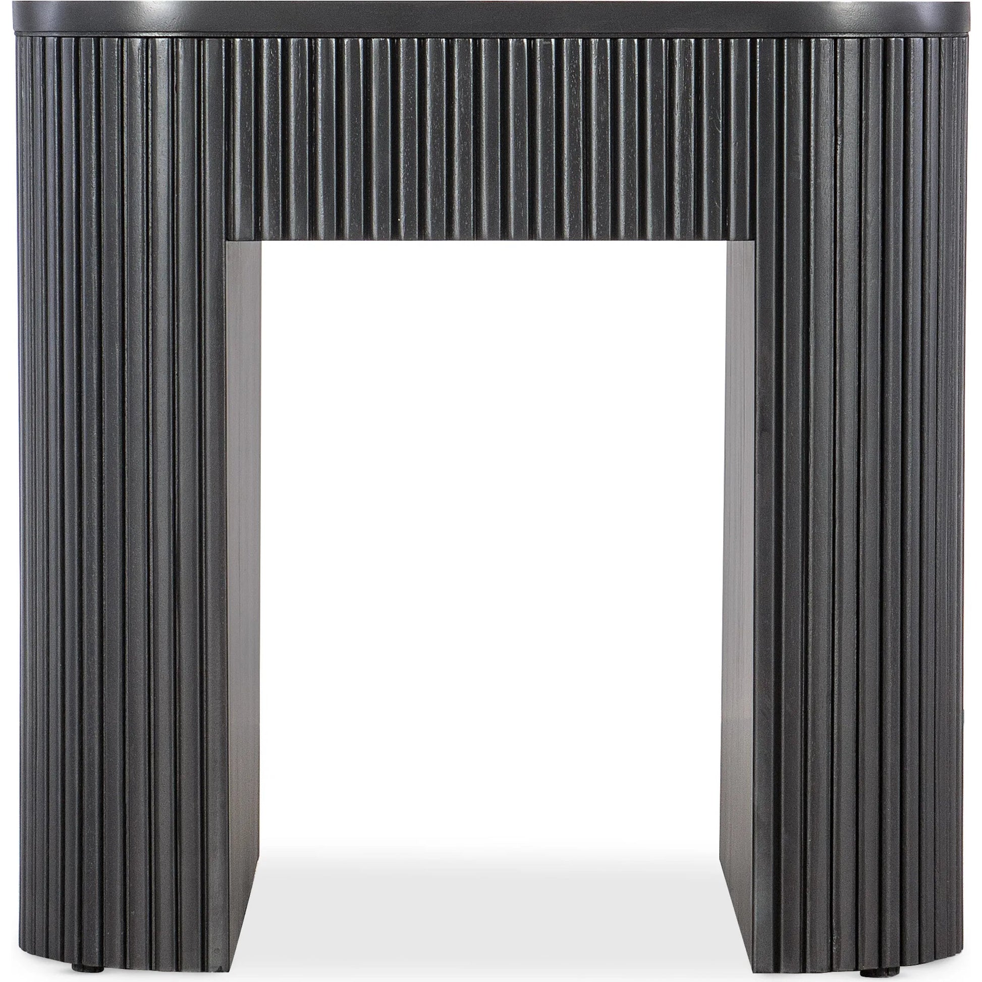 Eden Side Table by Hooker Furniture in black. Made from unique in a modern style.