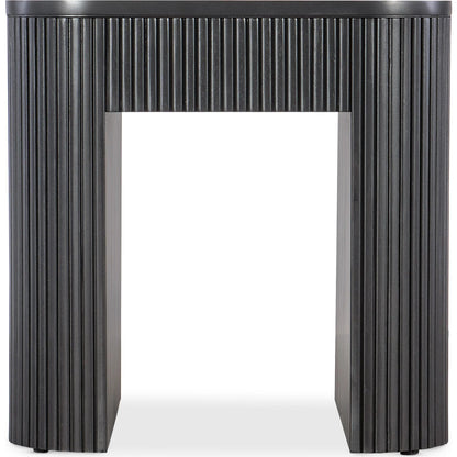 Eden Side Table by Hooker Furniture in black. Made from unique in a modern style.