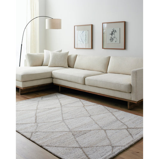 Berna Rug - 485764 by Surya in off-white, light beige. Made from recycled pet yarn in a unique style.