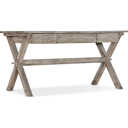 Manuscript Writing Desk by Hooker Furniture in light oak. Made from oak veneers in a cottage & farmhouse style.
