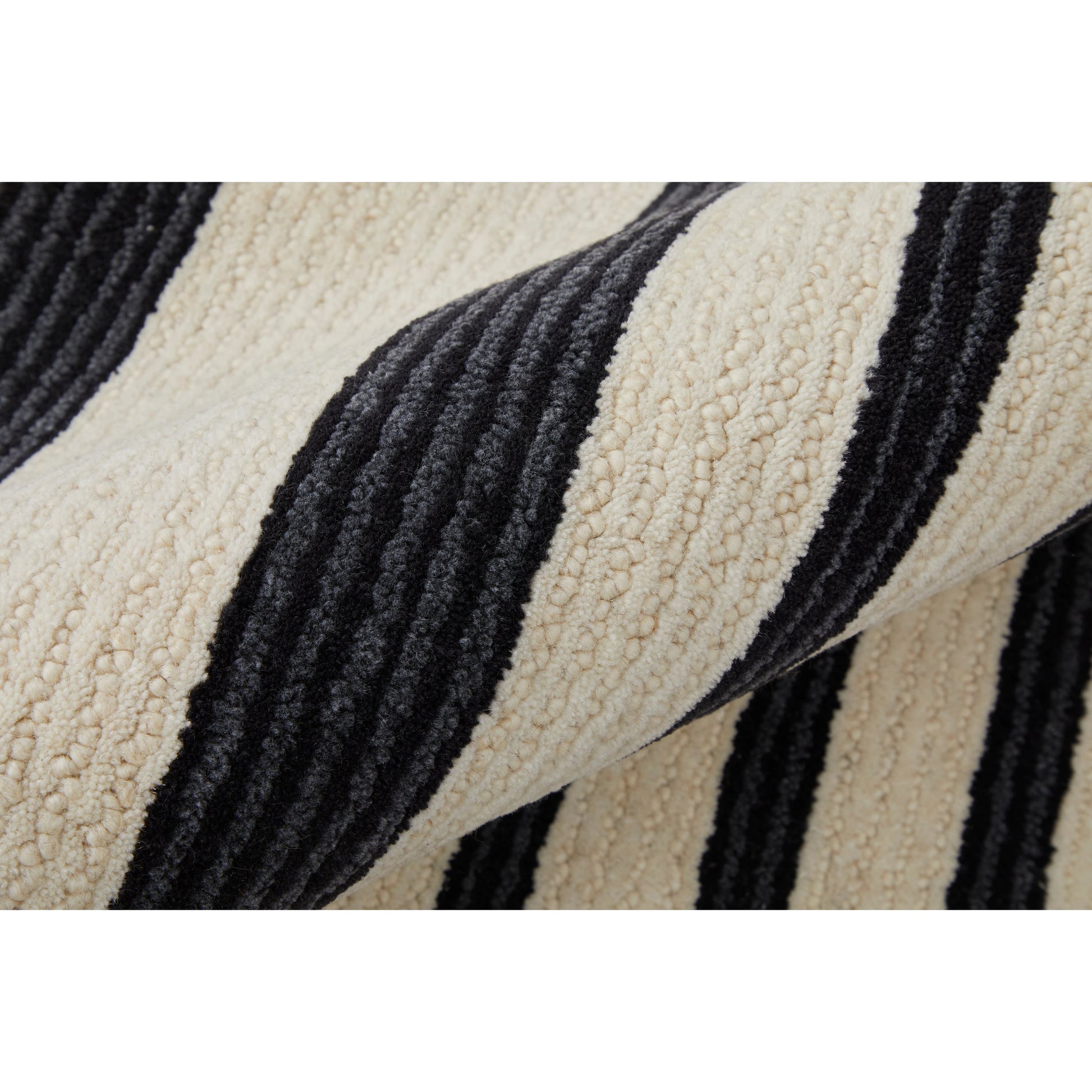 Maguire Transitional Rug - 8901F by Feizy in ivory, black. Made from wool, nylon in a unique style.