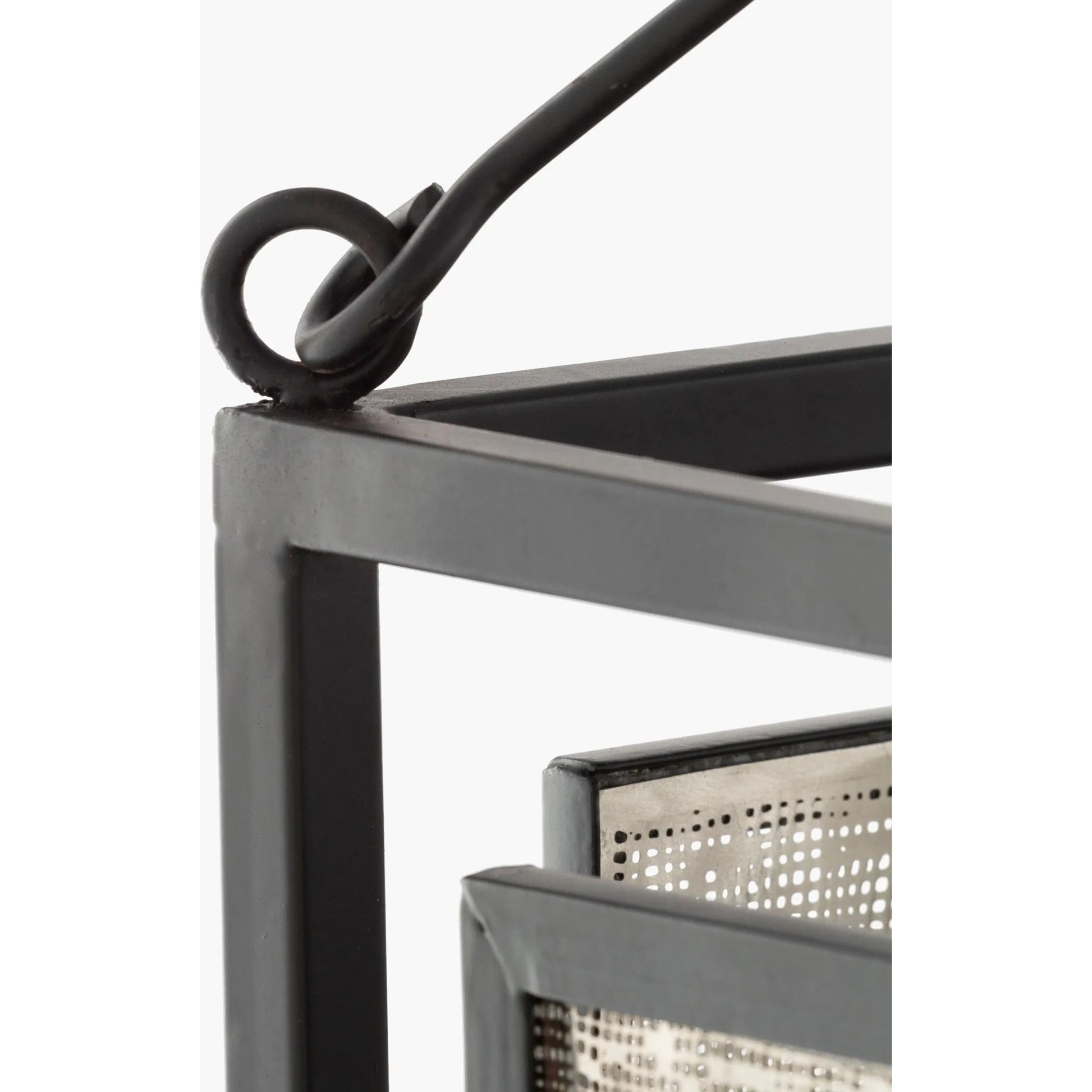 Brynlee Pendant - 14292 by Surya in black, metallic nickel, metallic silver. Made from fixture: metal in a cottage & farmhouse style.