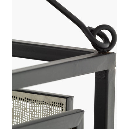 Brynlee Pendant - 14292 by Surya in black, metallic nickel, metallic silver. Made from fixture: metal in a cottage & farmhouse style.