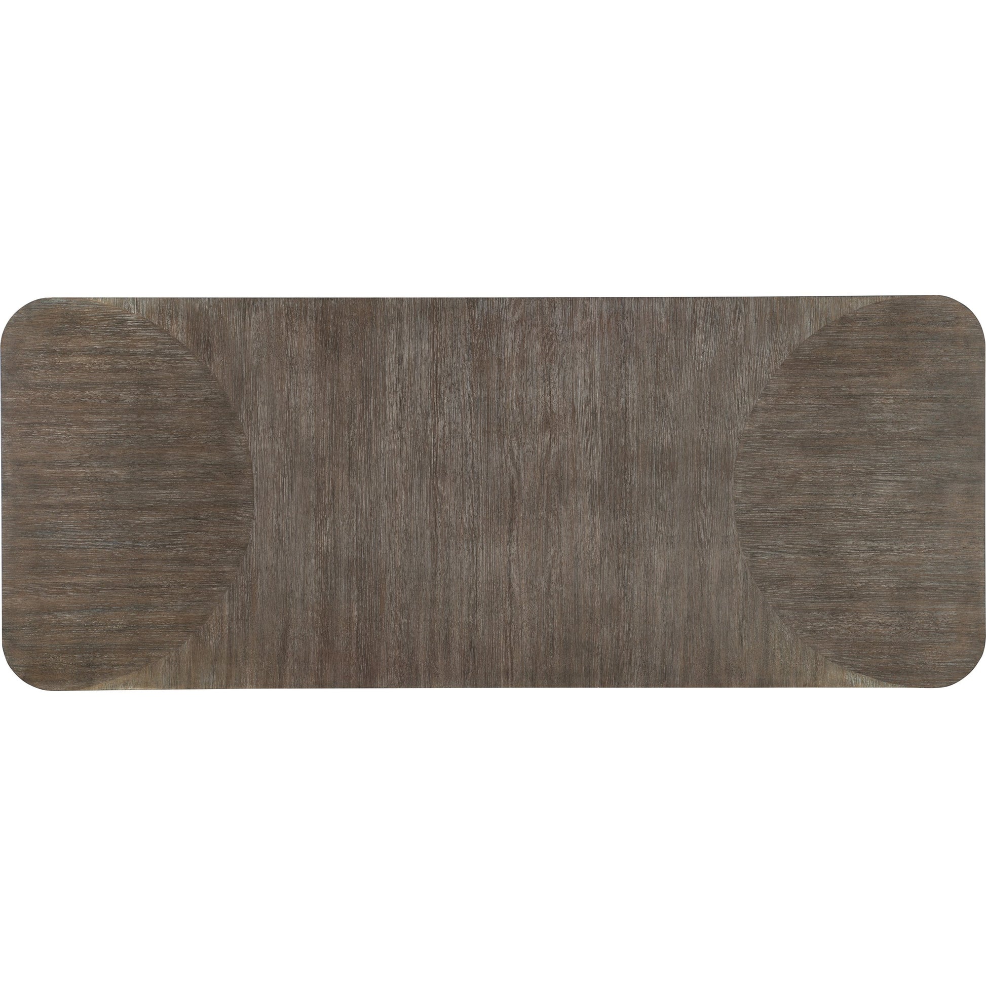 Modern Mood Leg Dining Table by Hooker Furniture. Made from oak veneers, metal in a modern style.