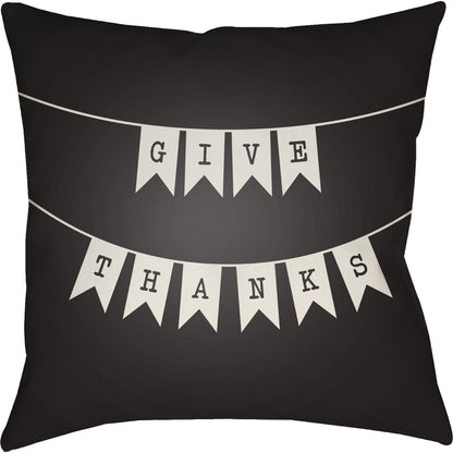 Banner Pillow - 24786 by Livabliss. Made from front: 100% polyester, back: 100% polyester in a modern style.