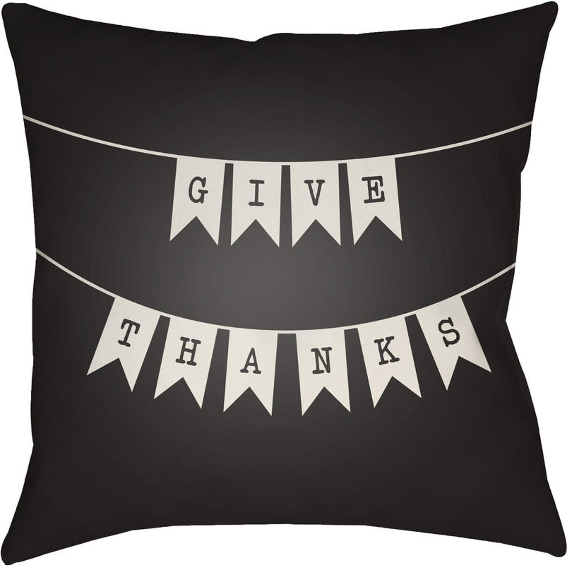 Banner Pillow - 24786 by Livabliss. Made from front: 100% polyester, back: 100% polyester in a modern style.