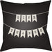 Banner Pillow - 24786 by Livabliss. Made from front: 100% polyester, back: 100% polyester in a modern style.