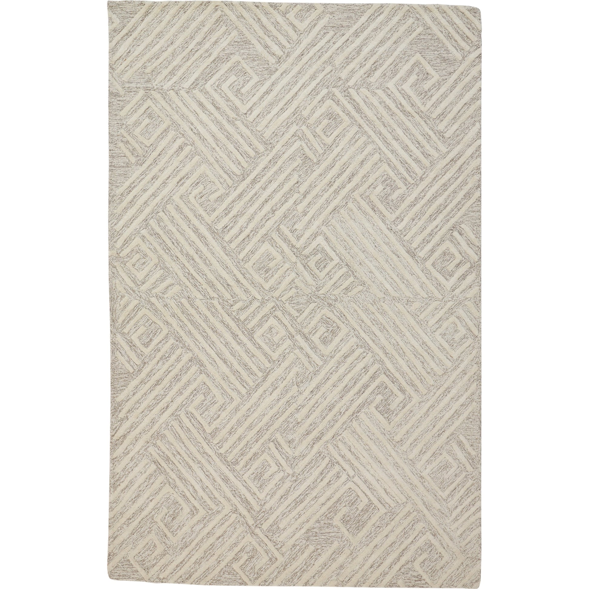 Enzo Geo Wool Rug - 8737F by Feizy. Made from wool in a unique style.