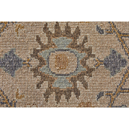 Corbitt Traditional Oriental Rug - 0613F by Feizy in tan, blue, gold. Made from unique in a unique style.