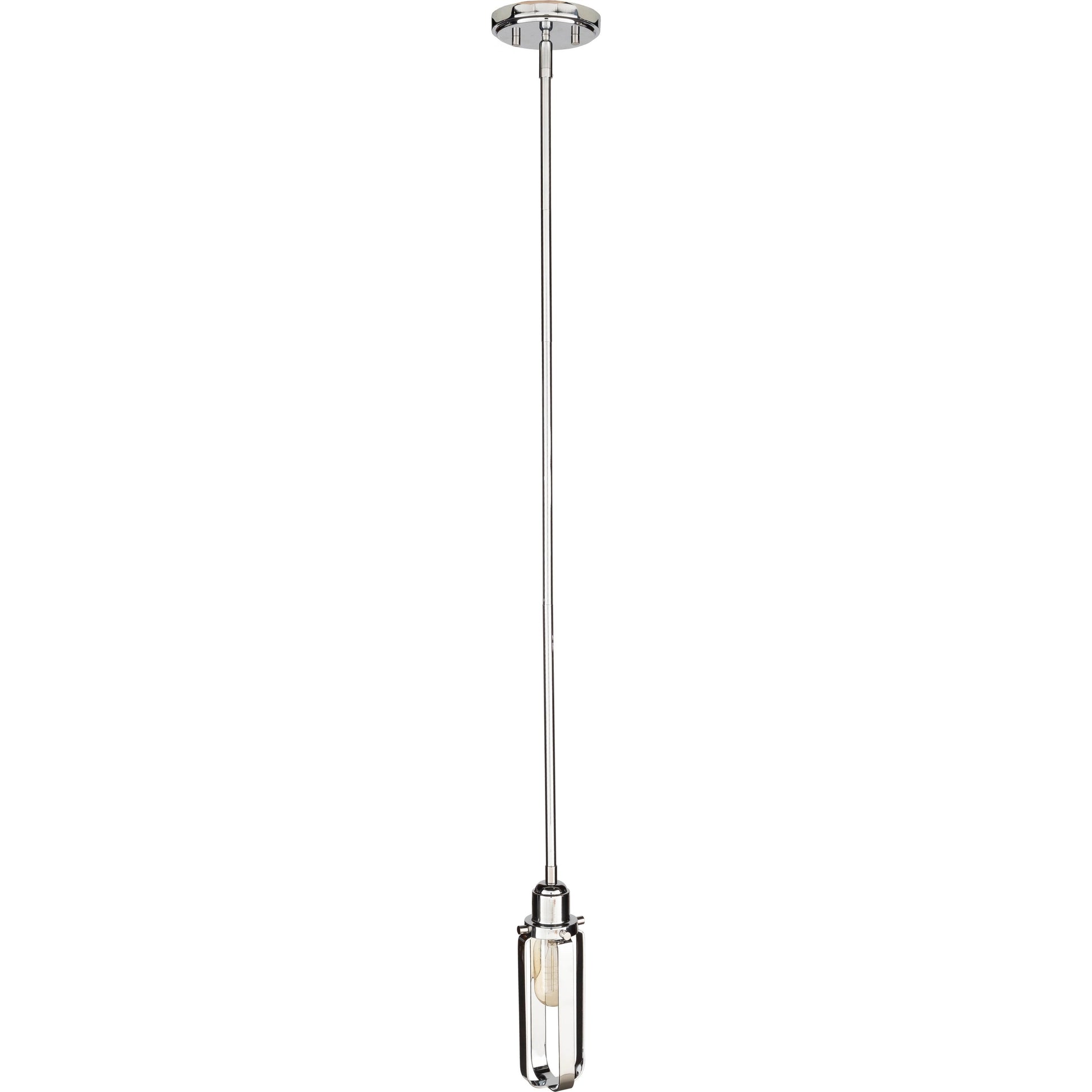 Barney Pendant by Surya in metallic nickel and polishedpolished. Made from fixture: metal in a eclectic & global style.