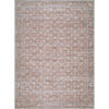 Rosewood, Dusty Coral, Misty Gray, Ivory / 2' x 2'11"
