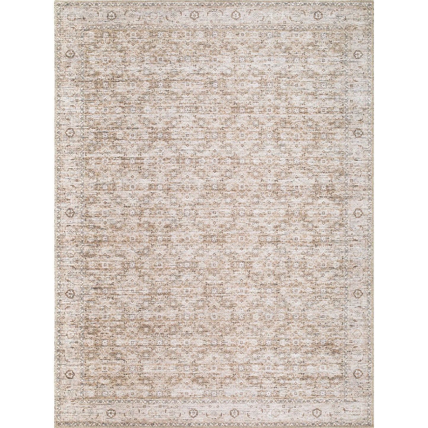 000 SI-2632416,SI-2632418,SI-2632419,SI-2632421 | Primary Silo | Aureta BOAU-2302 Rug by Becki Owens x Livabliss in taupe ivory sandstone. Made from polyester in a unique style.