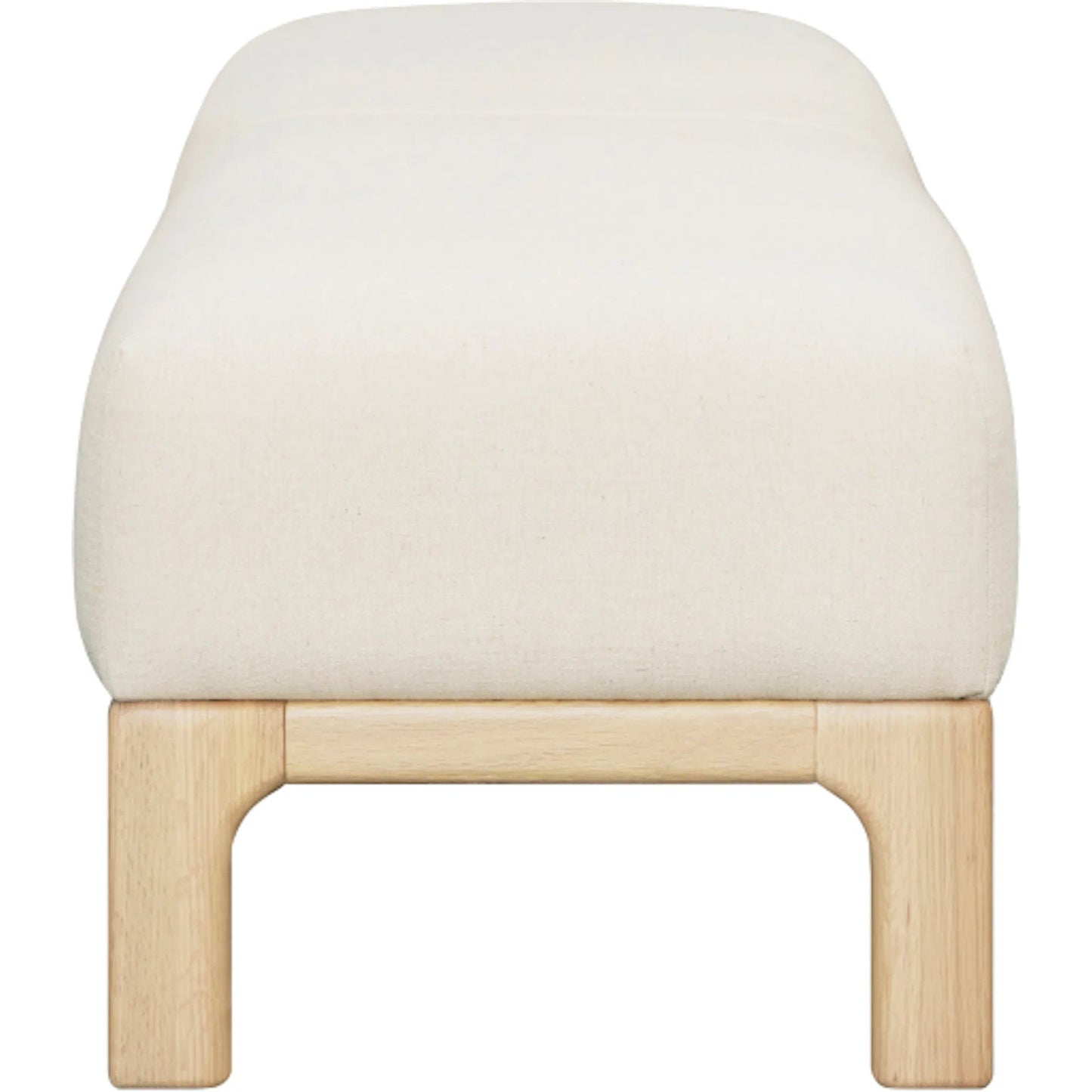 003 SI-2379487 | Closeup | Bradly Bench by Becki Owens x Surya. Made from polyester, red oak, polyester wrapped foam in a unique style.