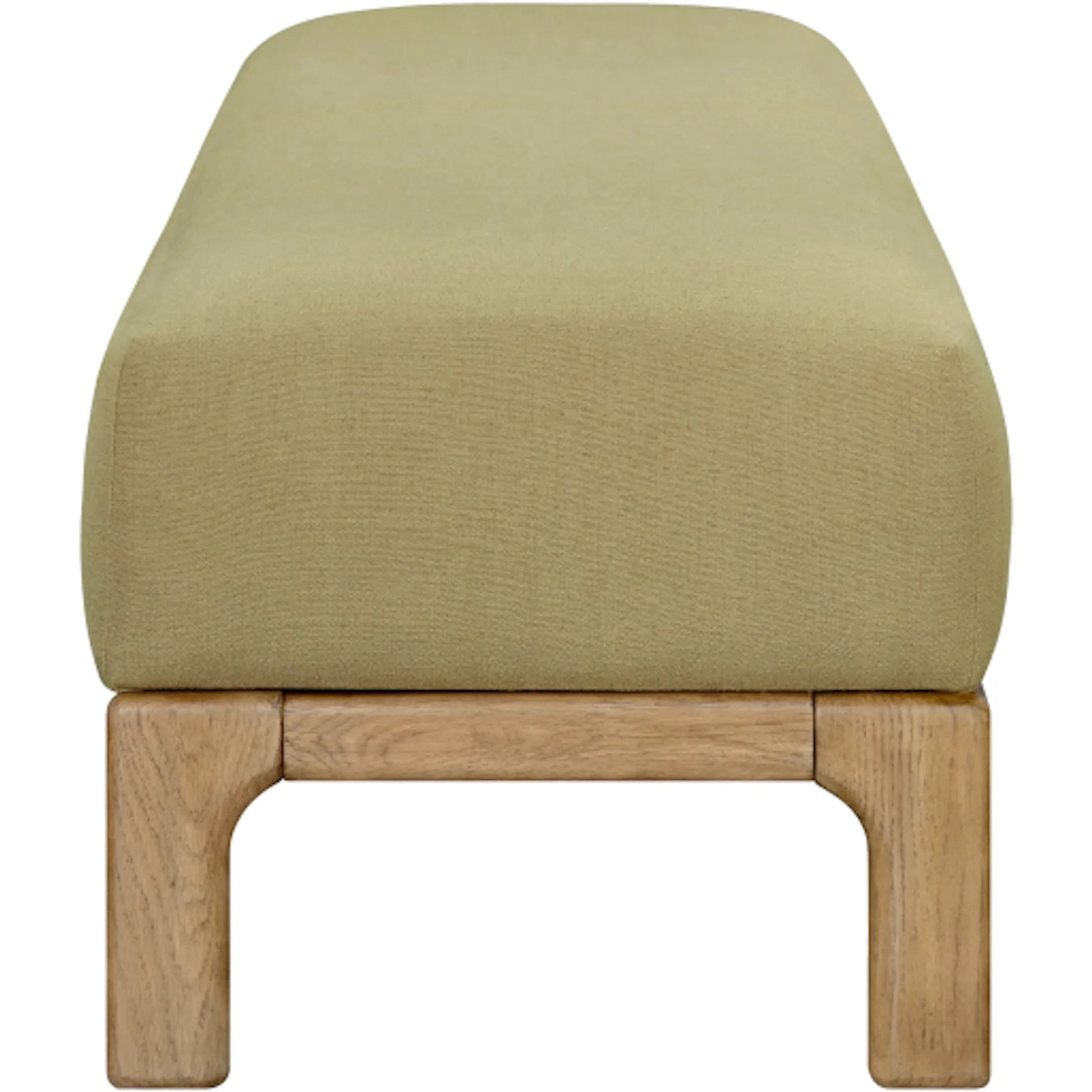 Bradly Bench by Becki Owens x Surya. Made from polyester, red oak, polyester wrapped foam in a unique style.