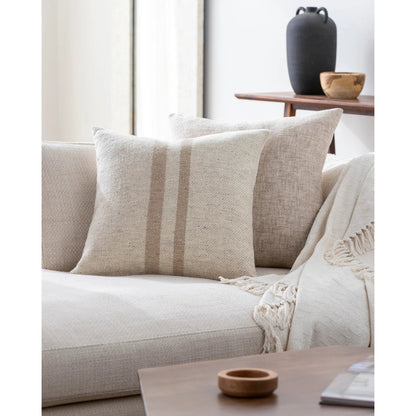 Brett Pillow - 496154 by Becki Owens x Livabliss. Made from front: 100% wool, back: 70% wool, 30% nylon in a modern style.