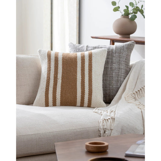 Brett Pillow - 496163 by Becki Owens x Livabliss. Made from front: 100% wool, back: 70% wool, 30% nylon in a modern style.