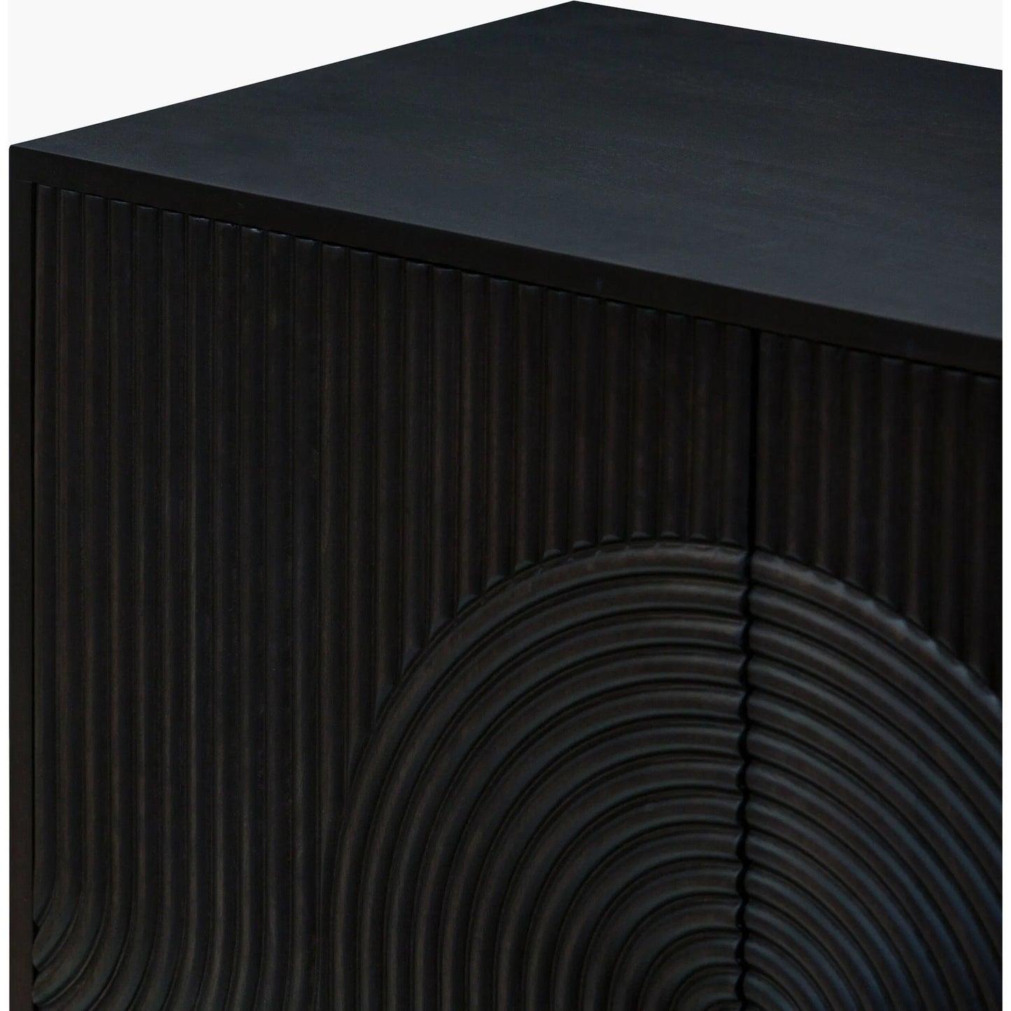 006 SI-2349633 | Closeup | Ceilo Cabinet by Becki Owens x Livabliss in lacquered. Made from mango wood in a transitional style.