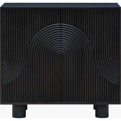 Ceilo Cabinet by Becki Owens x Livabliss in lacquered. Made from mango wood in a transitional style.