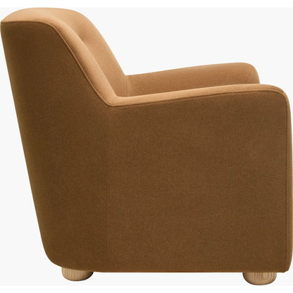 Cayucos Accent Chair by Becki Owens x Surya in brown. Made from polyester, linen, plywood, foam in a transitional style.