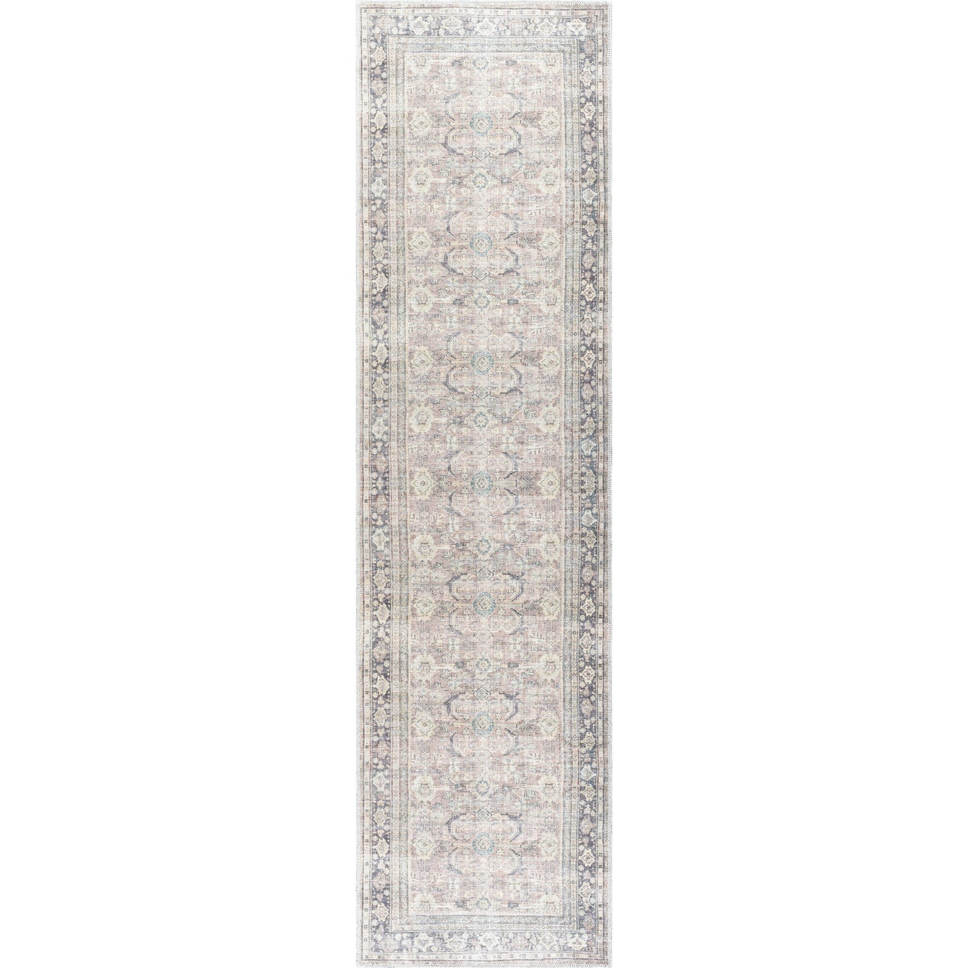 Darling Rug - 527090 by Becki Owens x Livabliss in brown, charcoal, beige, tan, sage, white. Made from polyester in a unique style.