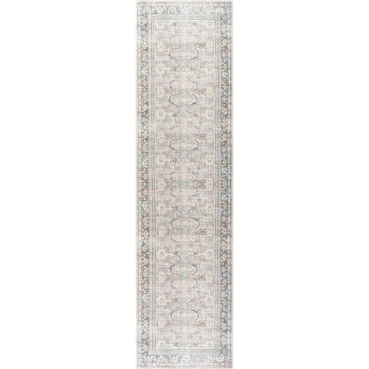 Darling Rug - 527090 by Becki Owens x Livabliss in brown, charcoal, beige, tan, sage, white. Made from polyester in a unique style.
